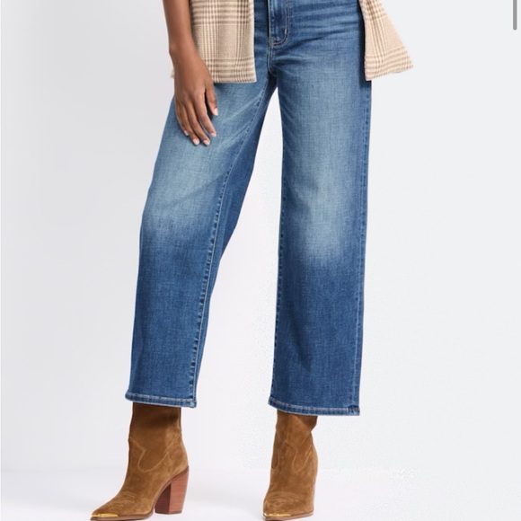 studio blue Denim - Studio Blue Brit Super High Rise Straight Jean